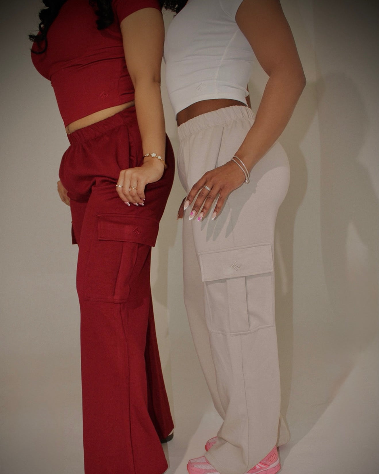 Essential Wide-Leg Cargo Sweats